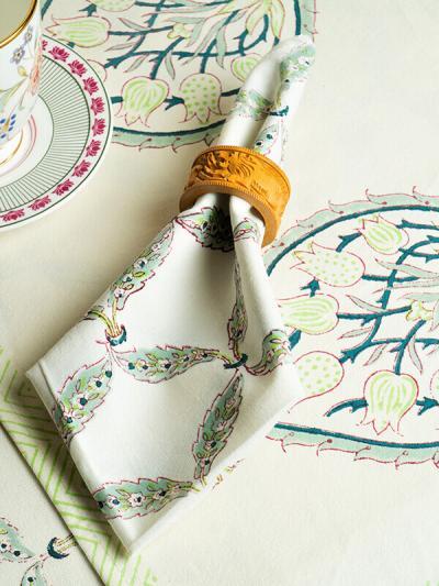 Peace Lily Table Mats with Napkins